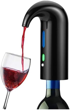 Yomety Electric Wine Aerator, Electric Wine Decanter Wine Dispenser Wine Pourer, Wine Accessories Sprout Pourer and Wine Gifts for Wine Lovers