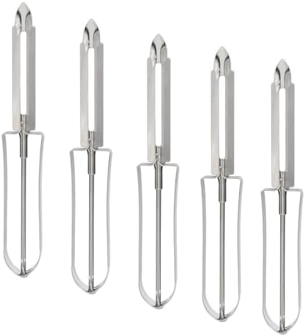 5 Pcs Stainless Steel Kitchen Vegetable Peeler