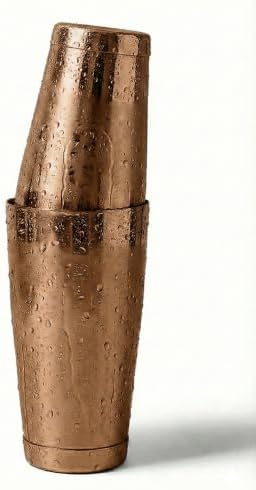 A Bar Above Boston Cocktail Shaker Set Weighted 18 and 28 Oz Antique Copper