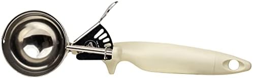 Ivory-Colored-Handle Ice Cream Disher 3-1/4 Ounce (Size 10)