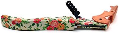 Pulltap's Genuine Collection Floral 900 Waiter's Corkscrew – Double-Hinged Wine Key with Sliding Foil Cutter – Patented Design – Made in Spain – Flower Color