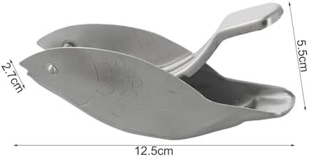 304 Stainless Steel Lemon Juicer Squeezer with Fish Shape Design for Kitchen and Home Use Manual Hand Press Citrus Extractor for Oranges and Limes Easy to Clean and Portable(1PCS)
