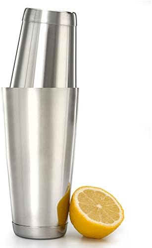 Barfly Soho Cocktail Shaker Tin Set (18 oz and 28 oz), Stainless,M37152