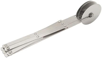 VGEBY Pizza Cutter, Stainless Steel 3 Wheel Pastry Cutter Roller Adjustable Multi Round Dough Cutter for Pastries, Dough, Pizzas