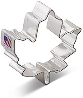 Ann Clark Cookie Cutters Fall Thanksgiving Cookie Cutters 5-Pc. Set Made in USA, Maple Leaf, Turkey, Oak Leaf, Pumpkin, Football