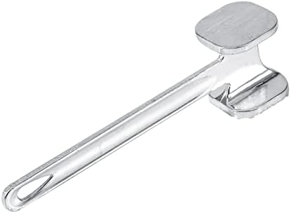 Meat Tenderizer, Aluminium Metal Hammer with Comfortable Handle for Pounding and Tenderizing Beef, Chicken, Pork, Steak, Ideal for Kitchen Use