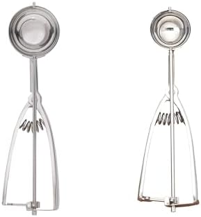 Mrs. Anderson’s Baking Cookie Ice Cream Scoops, 18/8 Stainless Steel, Set of 2, Includes No. 16 and No. 40