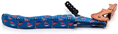 Pulltap's Genuine Collection Maritime 900 Waiter's Corkscrew – Double-Hinged Wine Key with Sliding Foil Cutter – Patented Design – Made in Spain – Nautic