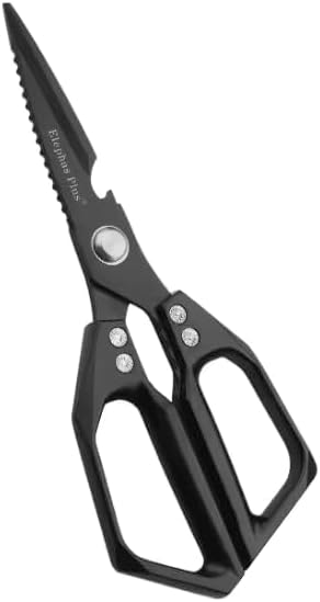 Multi-Purpose Kitchen Shears, Heavy-Duty Food Scissors, Stainless Steel Culinary Scissors, All-in-One Kitchen Cutting Tool