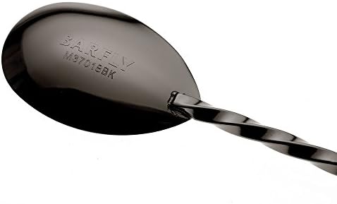 Barfly Bar Spoon with Muddler 11 13/16" (30.0 cm), (30 cm), Gun Metal Black