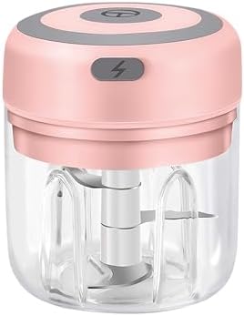 Electric Garlic Mincer, 250ML Small Onion Chopper USB