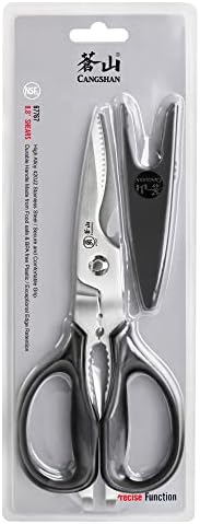Cangshan 503343 9-inch Heavy-Duty Come-Apart Kitchen Shears with Guard