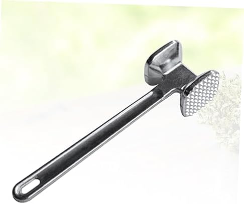 LABRIMP Professional Steak Hammer Small Aluminum Alloy Tenderizing Meat Hammer Meat Tenderizer for Beef Chicken Kitchen Tenderizers