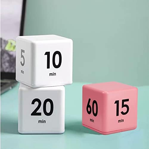 Feilifan Cube Timer, Productivity Flip Timer, Countdown 15-20-30-60 Minute