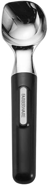 Farberware Professional Ice Cream Scoop, Comfortable Handle, Heavy Duty, Professional Grade Scooper, Get Perfect Shape Scoops, Great for Spooning Frozen Hard Gelato and Sorbet, Cookie Dough, Melon