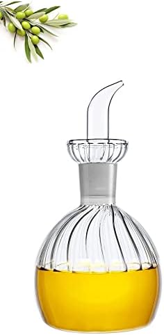 10 oz/300 ml Oil Dispenser Bottle/Glass Decanter and Cruet for Kitchen and Table。