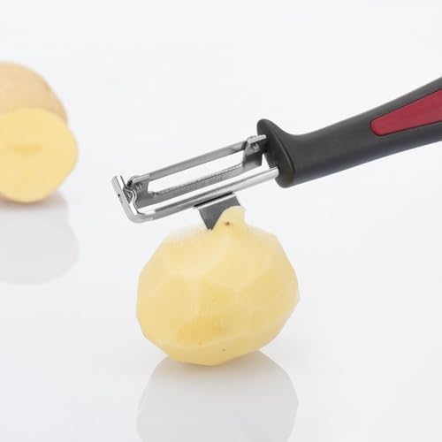 Westmark Germany Stainless Steel Swivel Vegetable Peeler (Red/Black)