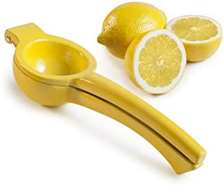 IBILI Lemon Squeezer, Aluminium, Yellow, 10 x 10 x 18 cm