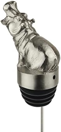 Stainless Steel Animal Wine Pourer Aerator - Hippopotamus