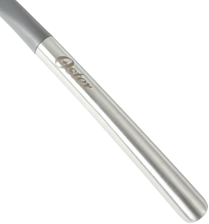 Oster Chadswyck 11” Silicone Turner Spatula, Heat Resistant Head, Stainless Steel Handle, Safe for Nonstick Cookware, Dishwasher Safe