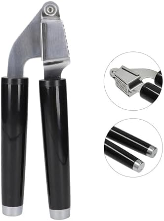 KitchenAid Stainless Steel Garlic Press - Black