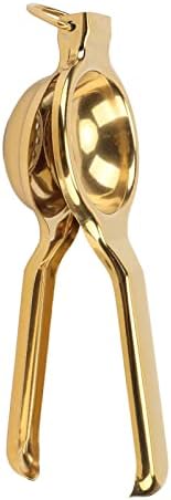 Stainless Steel Lemon Squeezer – Ergonomic Manual Citrus Juicer with Ultra-Long Handle