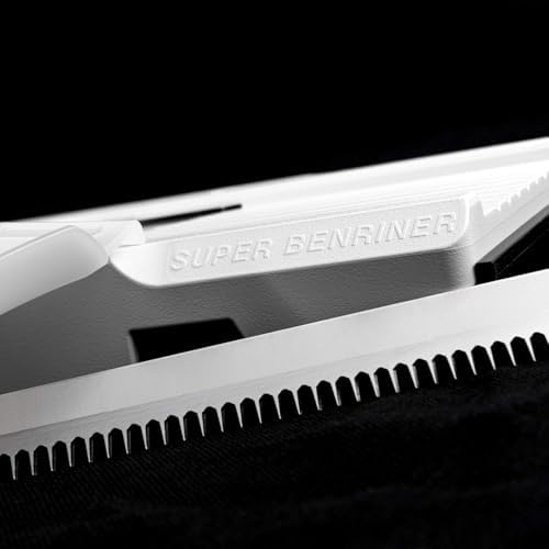 Benriner Mandoline Super Slicer, with 4 Japanese Stainless Steel Blades, BPA Free, 14.5 x 5.25-Inches, Official US Version with Authentic Retail Packaging