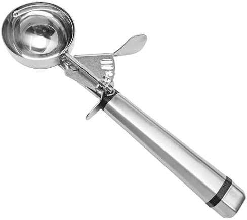 Fat Daddio's SCTP-16 Stainless Steel Cookie Portioning Scoop, No. 16, 1/3 cup