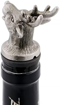 Animal Wine Aerator & Liquor Pourer for Bar,Home and Party Wine Pourer Aerator Festival Gift (Fawn Silver Gray)