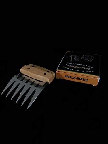 Meat Shredder Claws - Professional, Stainless Steel, Easy to Use, Lightweight, Heat Resistant Claws for Pulling, Shredding, Lifting and Serving Chicken, Turkey, Pork, Beef and Game