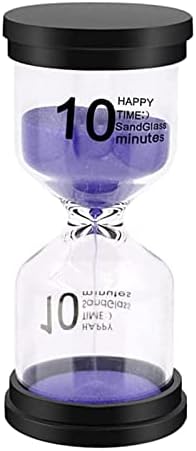 Sand Timer, Sand Timers Colorful 10 Minutes Sandglass Timer with Protective Cover for Classroom Home Office Cooking