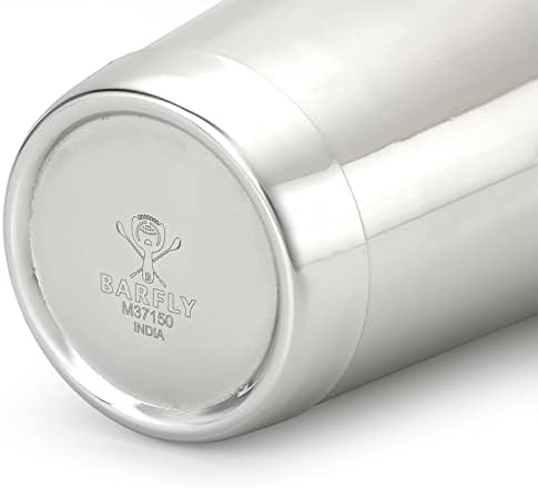 Barfly Soho Cocktail Tin, Small 18 oz (532 ml), Stainless (M37150)