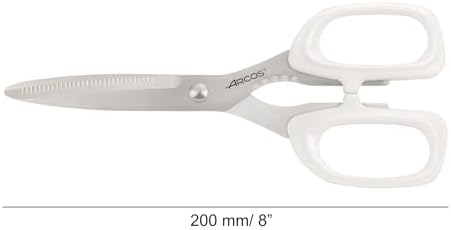Arcos Professional Kitchen Scissors, Stainless Steel Blade 200mm, Durable Polypropylene Handle for Daily Use, Prochef Series
