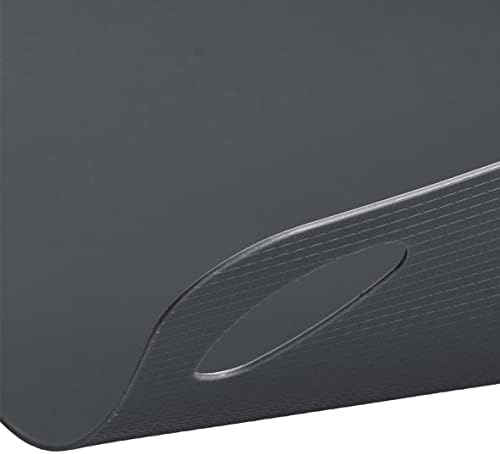 Zeller 26156 Cutting Mat Set 2-Piece Plastic Anthracite/Light Grey Approx. 38 x 29 cm Chopping Board Dishwasher Safe