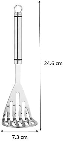 Tala Stainless Steel Potato Masher is Ideal for mashing All Food Types, for lump Free mash, Sweet Potato mash or Other Root Vegetables, Silver