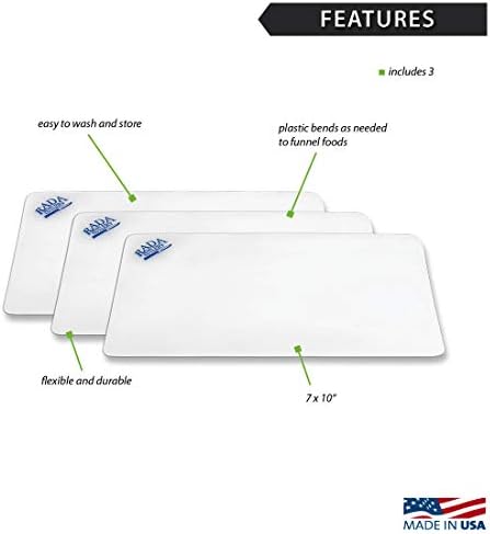 Rada Cutlery 3-Piece Small Flexible Cutting Board (CB3)