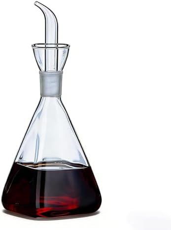 ELETON Square 8 oz Olive Oil Dispenser Drip Free Glass Bottles for Kitchen