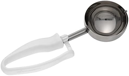 Restaurantware Ice Cream Scoop 1 Case 4.66 oz Stainless Steel Portioner Commercial Kitchen Tool Comfortable Grip Dishwasher-Safe Ambidextrous Handle