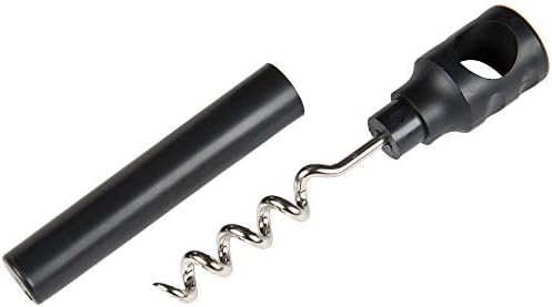 Personalized Pocket Corkscrew - Wine Bottle Opener- Custom Printed Name - Imprinted with Your Name, Logo or Message - Great Gift Ideas - FREE PERZONALIZATION - 12 Corkscrews per Box (Black)