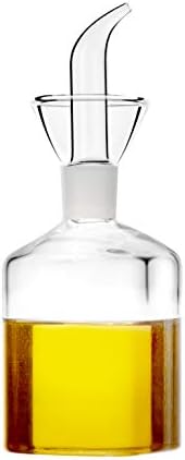 5 ounce / 150 ml Glass All-Purpose Cruet, Glass Oil Decanter and Cruet (Square 5 OZ)
