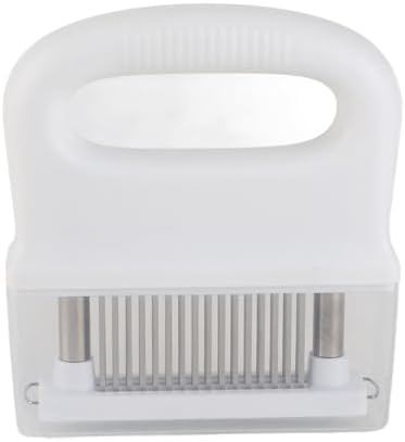 Stainless Steel Meat Tenderizer Needle, 48 Pin Ergonomics Meat Tenderizer Tool Steak Perforator Chicken Tenderizer Meat Hammer Mallet for Chicken, Beef, Pork