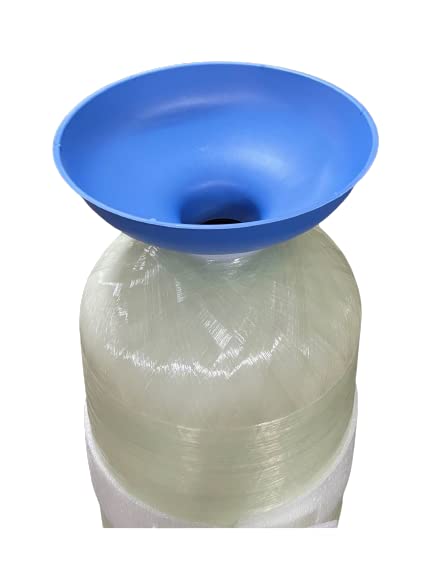 American Water Solutions 2.5" x 10" Multi-Purpose Funnel – Wide-Mouth for Water Softeners, Salt, Pellets, Oil, Gas, Canning & More – Durable BPA-Free Plastic, Made in USA