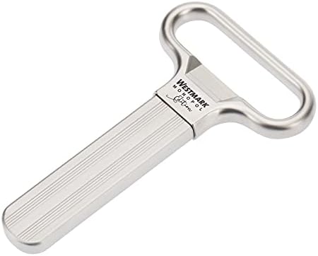 Westmark Ah-So Wine Opener – 2 Prong Wine Bottle Opener for Vintage Bottles, German Manual Cork Remover, Chrome Finish, Superfine Polished Steel