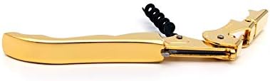 Pulltap's Genuine Slider 900 Waiter's Corkscrew – Double-Hinged Wine Key with Sliding Foil Cutter – Patented Design – Made in Spain – Oro (Gold 24K Full Gold)