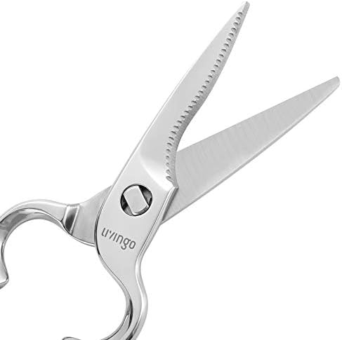 LIVINGO 8.5" Kitchen Shears Heavy Duty Forged Stainless Steel Scissors