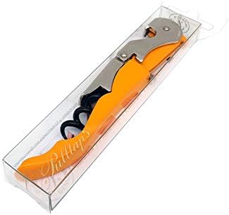Pulltap's Genuine Slider 900 Waiter's Corkscrew – Double-Hinged Wine Key with Sliding Foil Cutter – Patented Design – Made in Spain – Amarillo (Yellow)