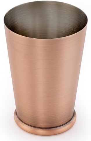 Barfly Cocktail Shaker with Weighted Bottom, Deluxe 18 oz, Antique Copper