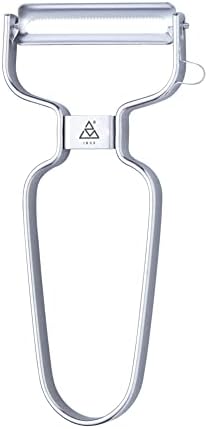 triangle Y-Peeler - 2 in (50 mm) - Stainless Steel Horizontal Serrated Blade - Peeler for Fruits & Vegetables - Ergonomic Handle - Dishwasher Safe - Made in Germany