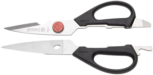 Mundial BP666 Red Dot 8.5 in Take-Apart Kitchen & Utility Shears – High Carbon Stainless Steel Blades, Ergonomic Handles, Detachable for Easy Cleaning, NSF Certified