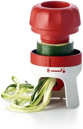 TUPPERWARE Brand Handy Spiralizer - Turns Vegetables into Veggie Spaghetti - Easy to Use & Compact - Dishwasher Safe & BPA Free